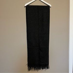 Wilfred Scarf. Charcoal grey. 100% wool.